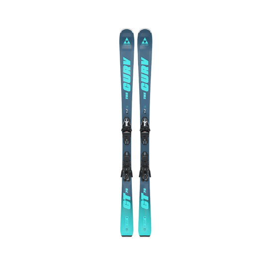 FISCHER WOMEN'S THE CURV GT 76 TPR SKIS + RSW 10 BINDINGS FRONT