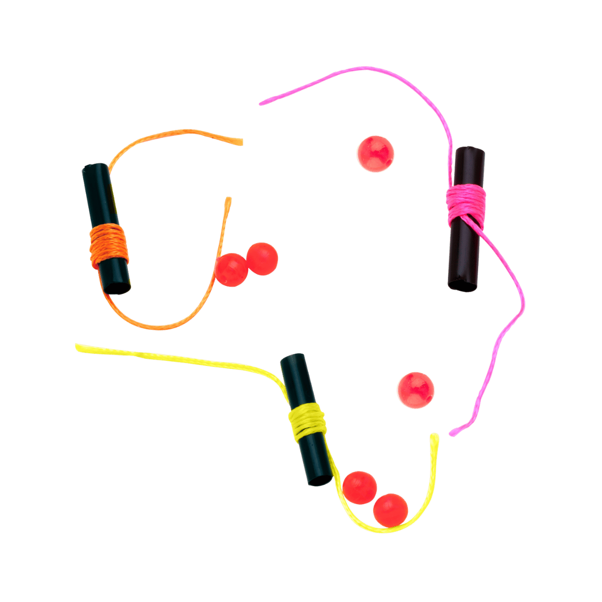 THILL BOBBER STOPS – ASSORTED COLORS (18 PACK)