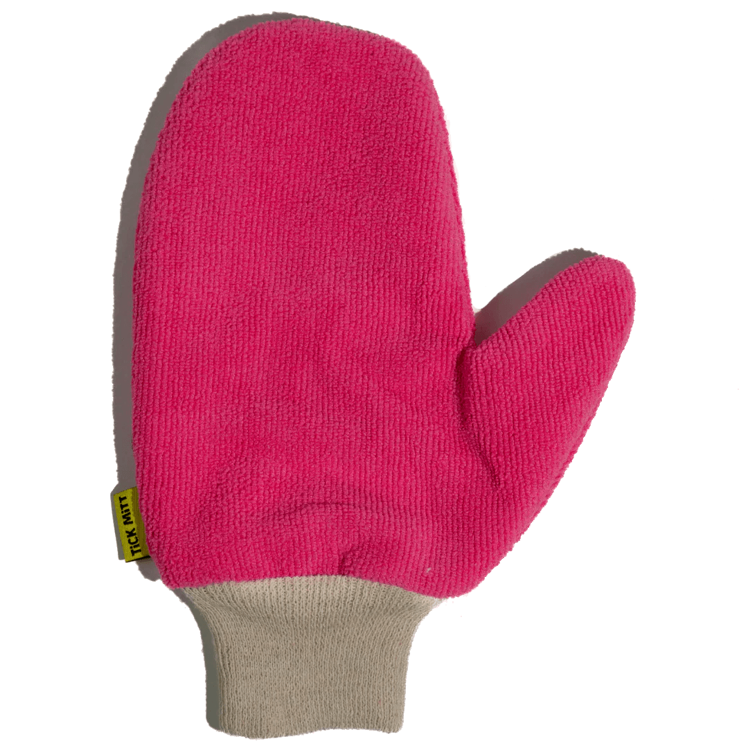 tick mitt in pink color