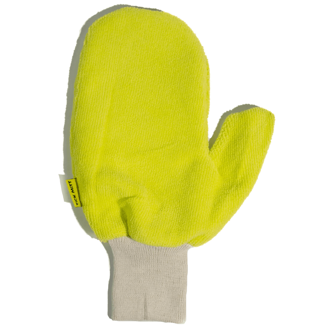 tick mitt in yellow color