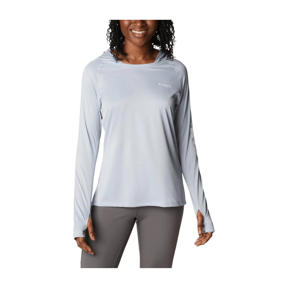 COLUMBIA WOMEN'S TIDAL TEE HTHR HOODIE - CIRRUS GRY HTHR