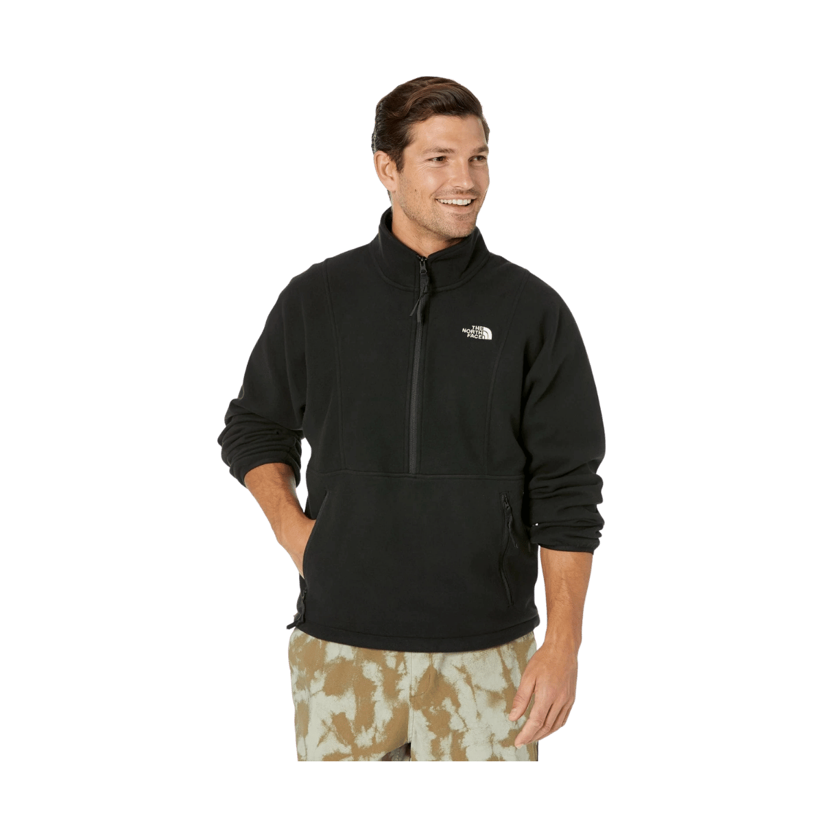 NORTH FACE MEN'S TKA ATTITUDE 1/4 ZIP FLC - TNF BLACK