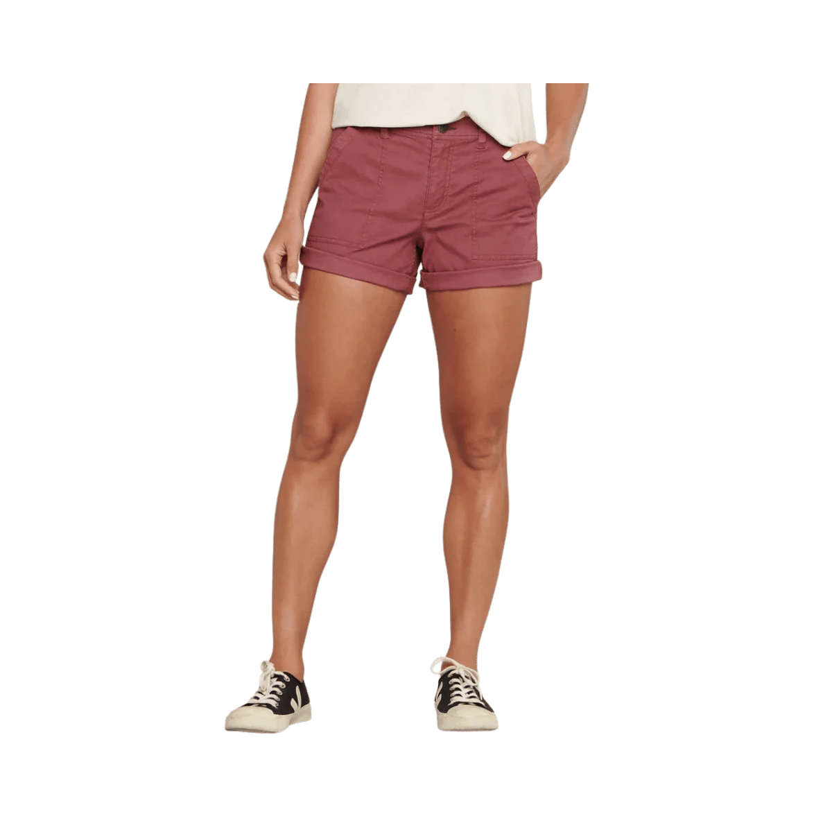 TOAD AND CO W EARTHWORKS CAMP SHORT 5.5" WILD GINGER