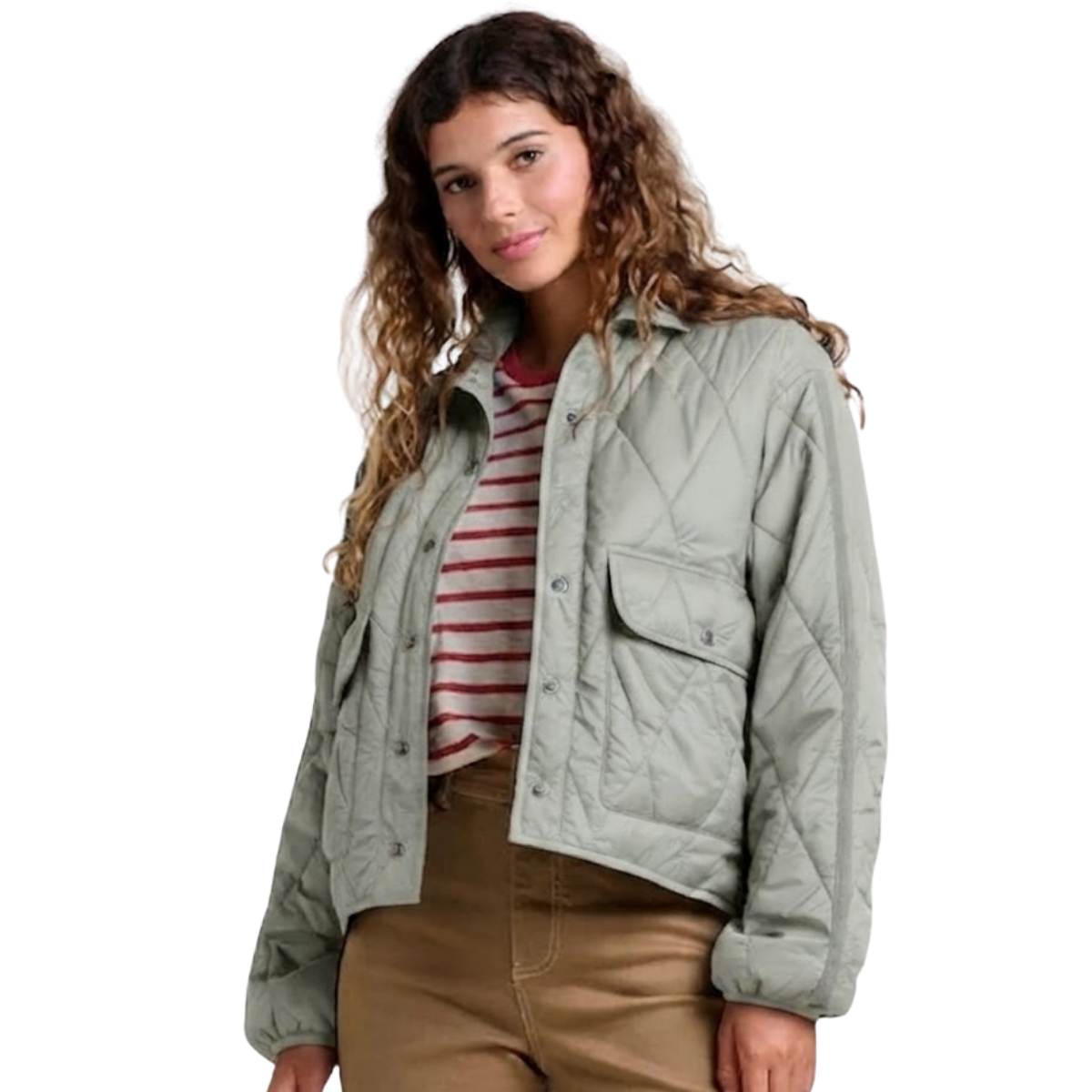 TOAD AND CO W NOMADER RVRSBLE JKT CILANTRO DUST