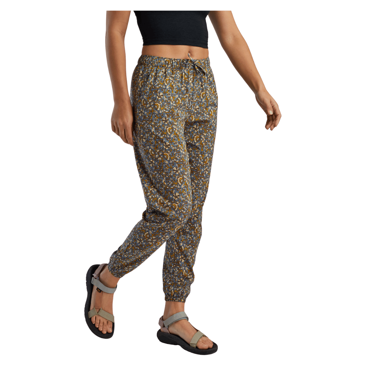 TOAD & CO WOMEN'S SUNKISSED JOGGER - SHASTA PRINT - FRONT VIEW