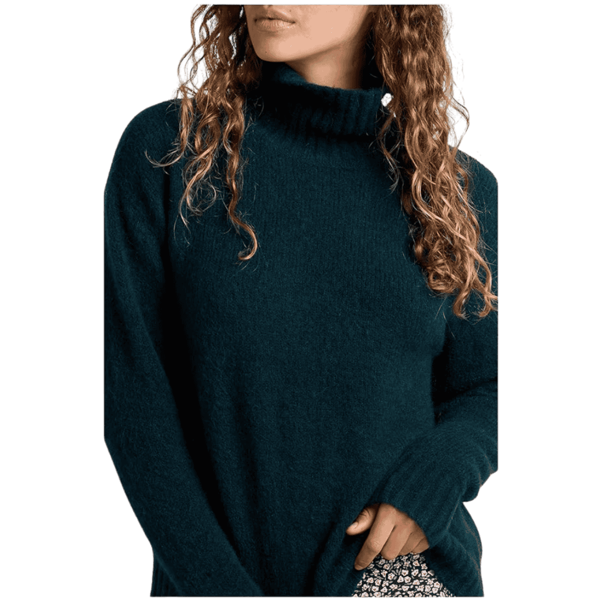 TOAD & CO WOMEN'S TODDY T-NECK SWEATER – CABIN_CLOSER LOOK