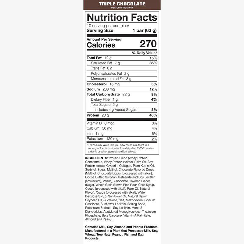PERFORMANCE PROTEIN BAR