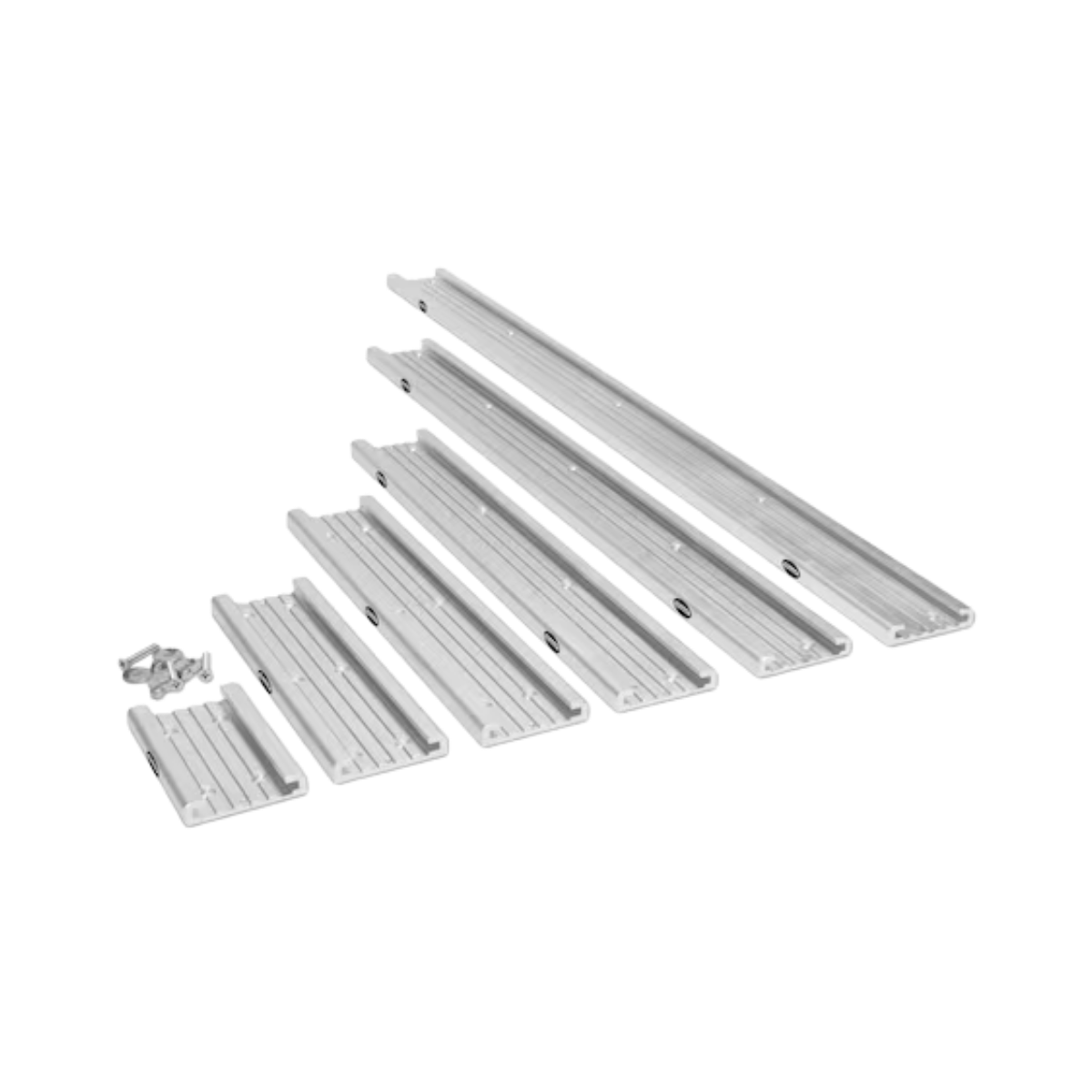 TRAXSTECH 18IN MOUNTING TRACK SILVER