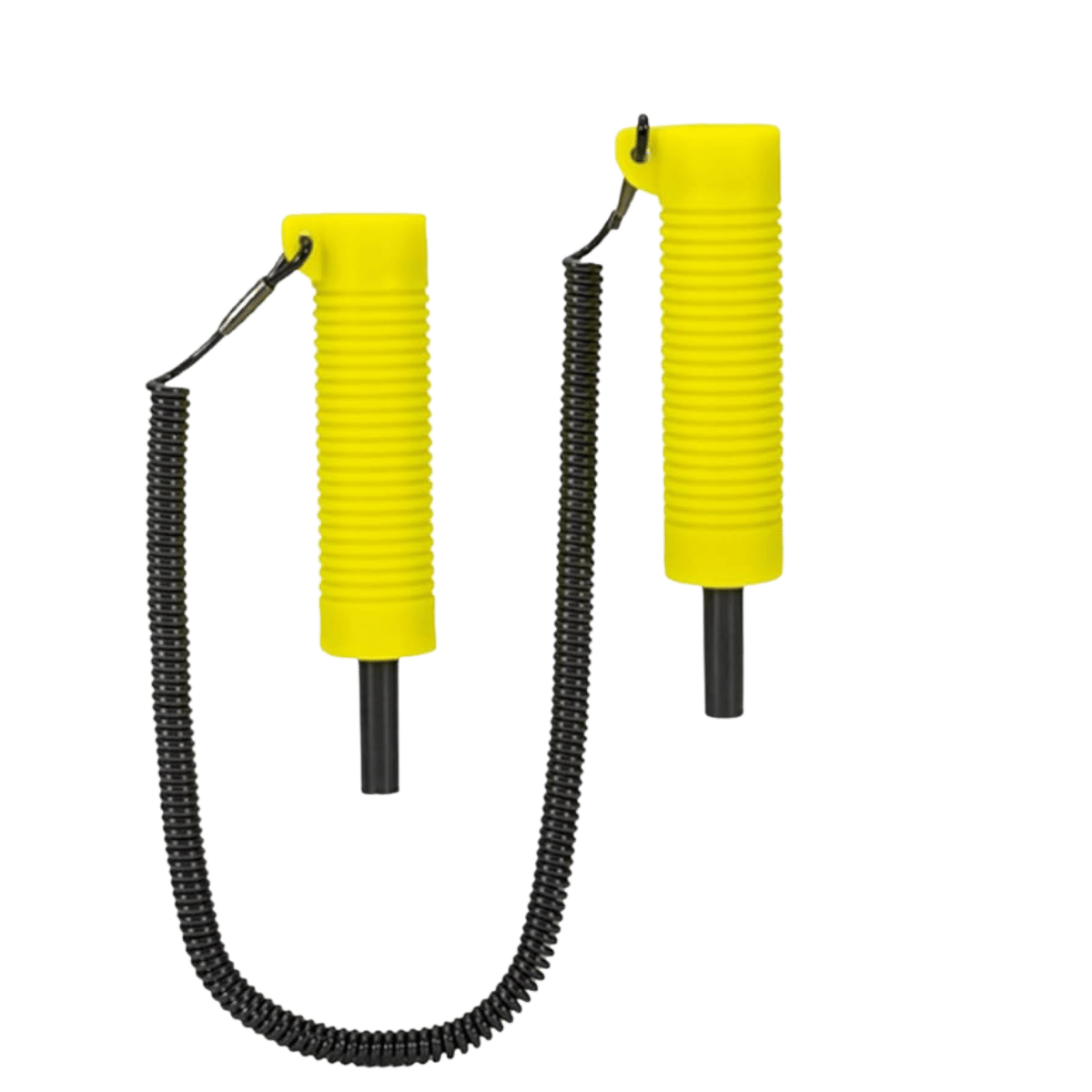 TROPHY ANGLER DLX RETRACTABLE PICKS ICE FISHING SAFETY TOOL - YELLOW