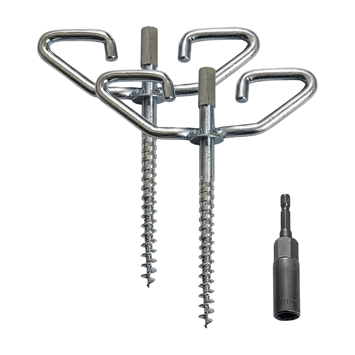 TROPHY ANGLER RAZR-BACK DRILL ICE ANCHOR 2PK FRONT