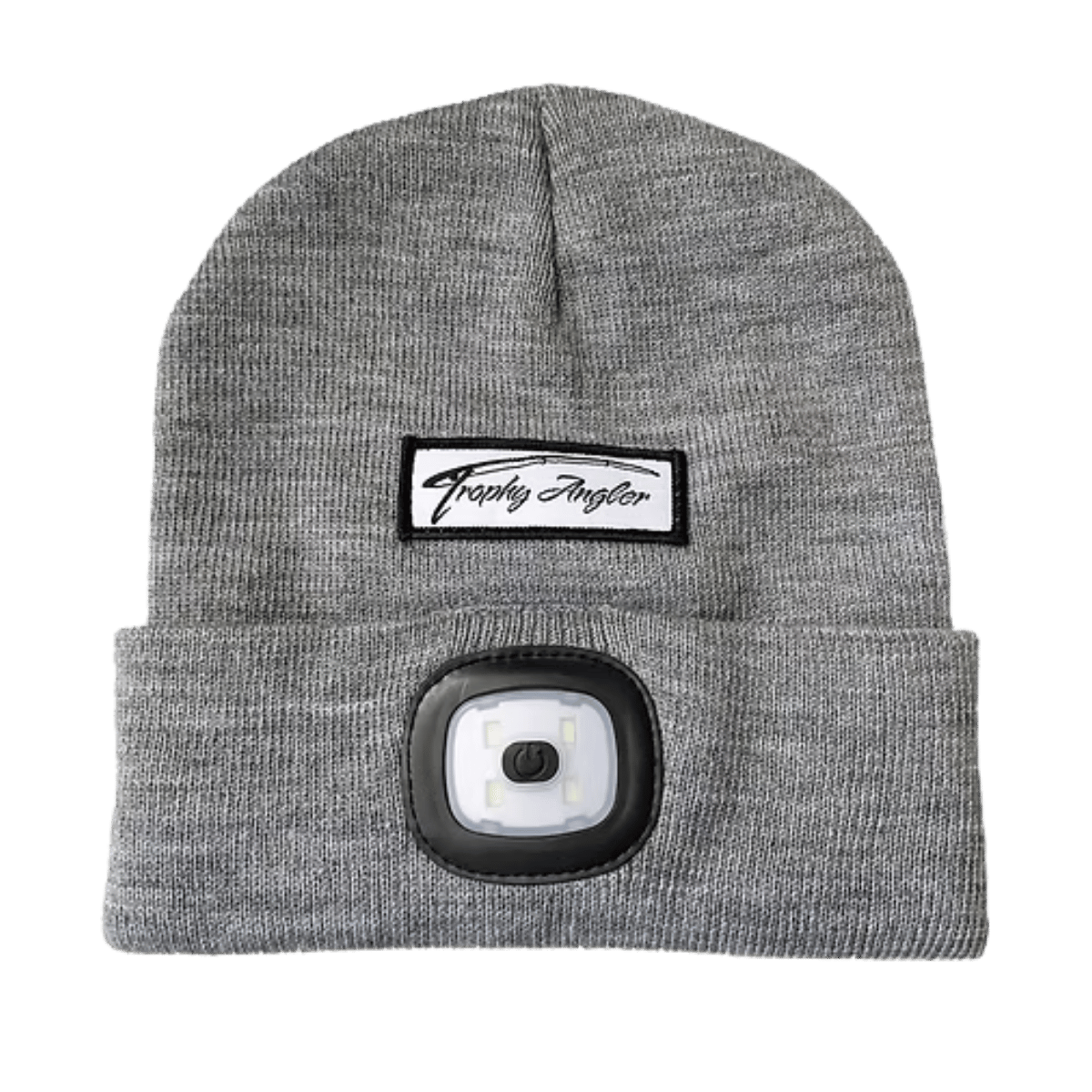 TROPHY ANGLER TROPHY RECHARGEABLE LED HAT: Lighted Beanie