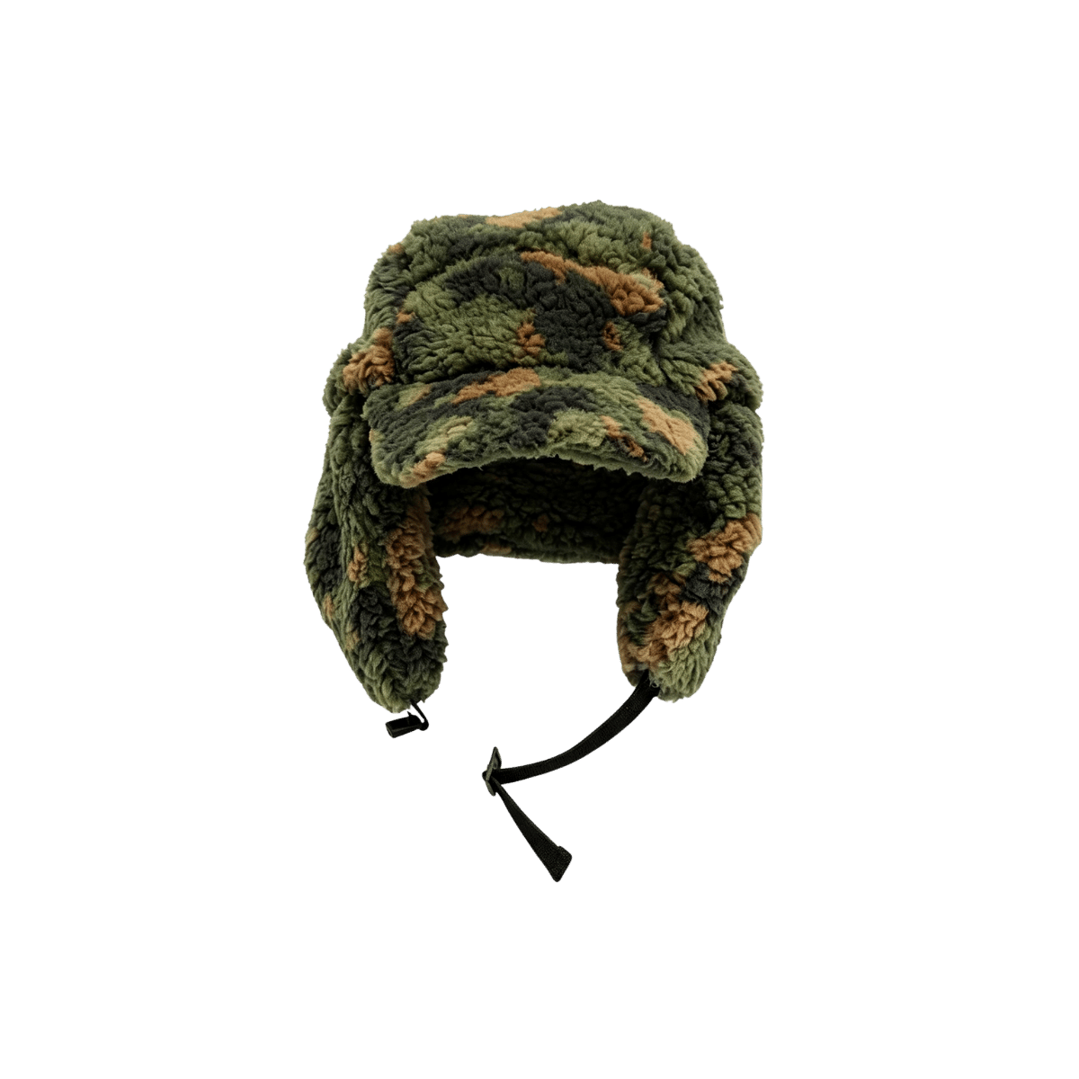 TURTLE FUR ART TRAPPER W/ COMFORT LUSH WOODLAND CAMO