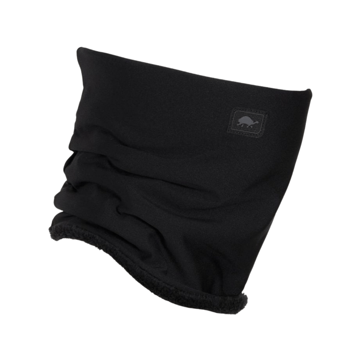 TURTLE FUR COMFORT SHELL FLUFFY LINED NECKULA - BLACK