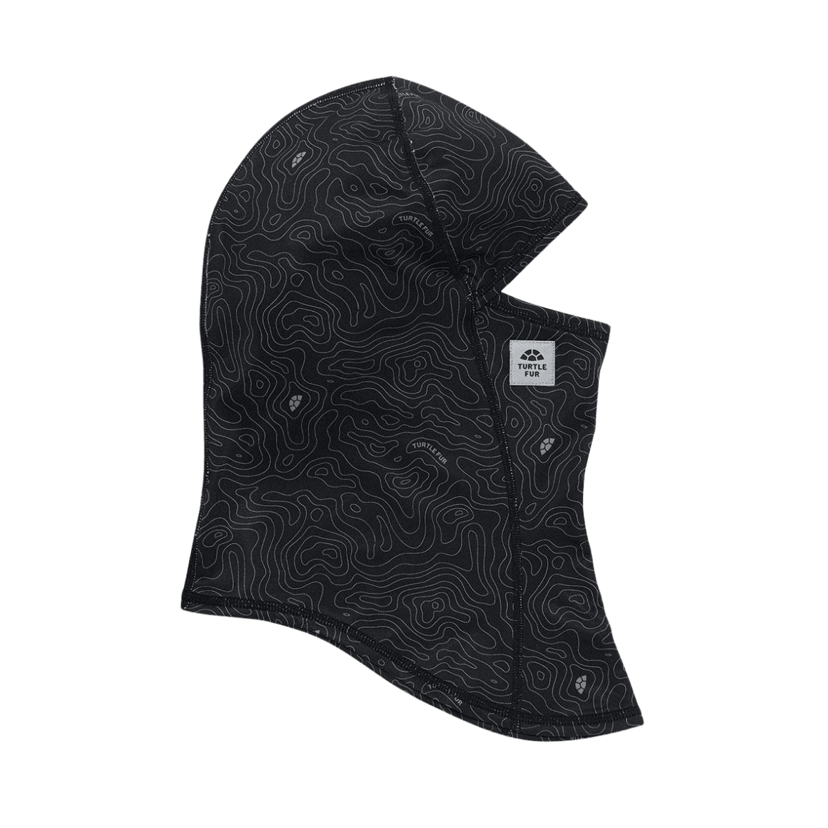 TURTLE FUR COMFORT SHELL QUANTUM PRINT - TOPO B. GRAY