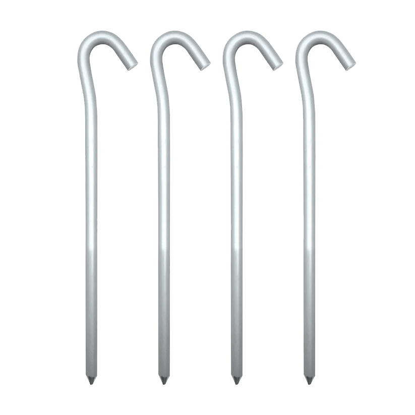 ALUMINUM TENT PEGS 4PK