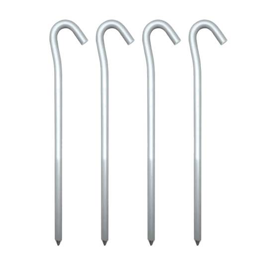 ALUMINUM TENT PEGS 4PK