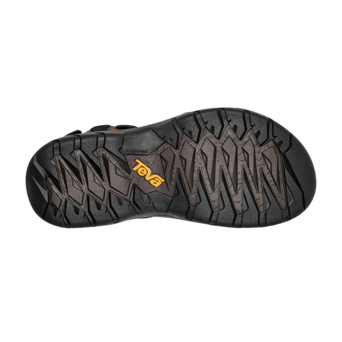TEVA MEN'S TERRA FI 5 UNIVERSAL LEATHER - TURKISH COFFEE - BOTTOM/SOLE VIEW