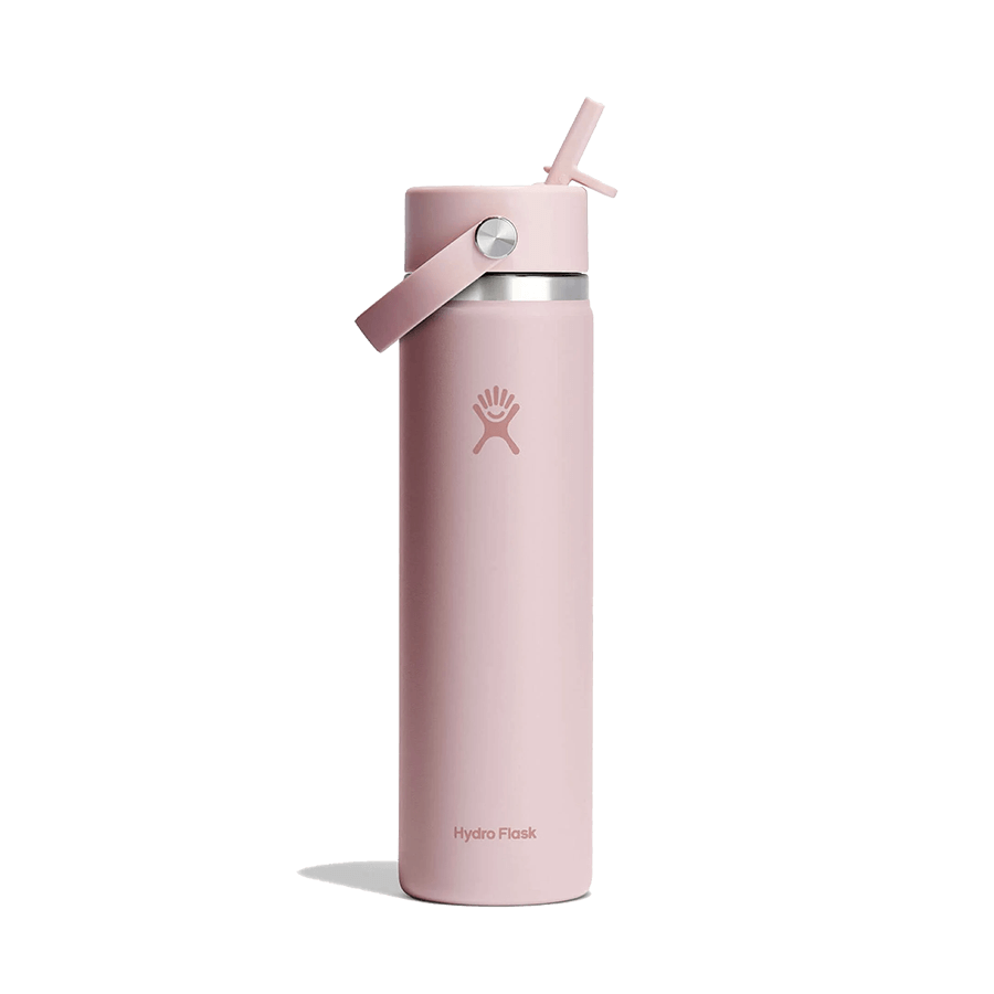 HYDRO FLASK WIDE MOUTH BOTTLE WITH FLEX STRAW CAP 24OZ TRILLIUM