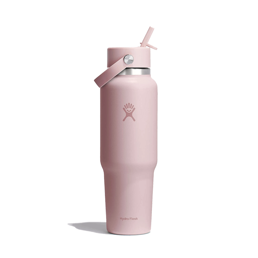 HYDRO FLASK WIDE MOUTH TRAVEL BOTTLE WITH FLEX STRAW 40OZ