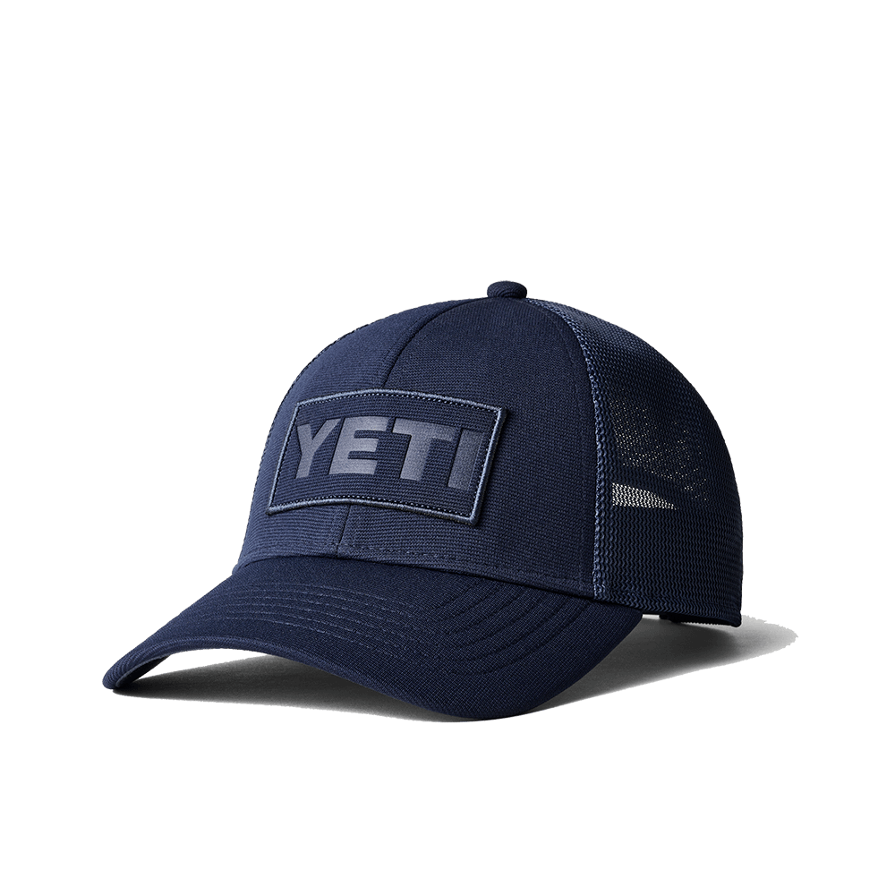 PATCH TRUCKER HAT - Navy on Navy