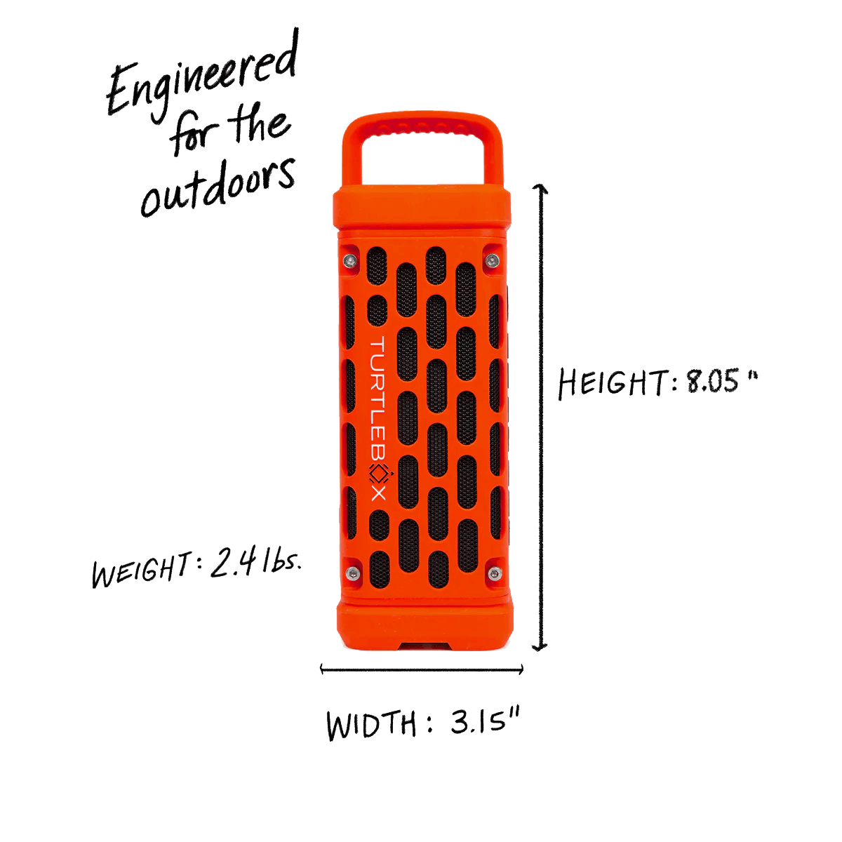 TURTLEBOX RANGER - orange