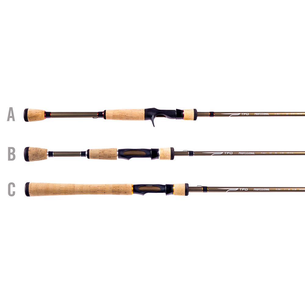 TFO Professional Spinning Rods (6'6" & 7' Variants)