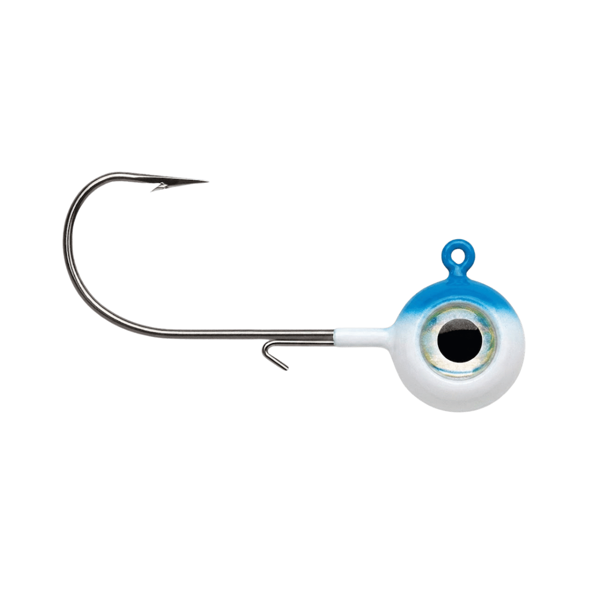 VMC NEON MOON EYE JIG BLUE WHITE IMAGE