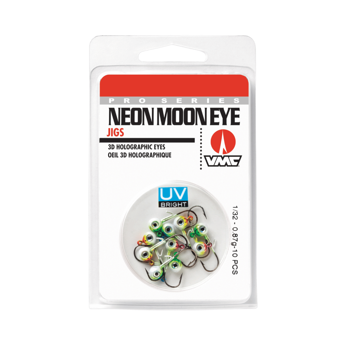 VMC NEON MOON EYE JIG UV KIT 1 32OZ ASSORTED COLORS