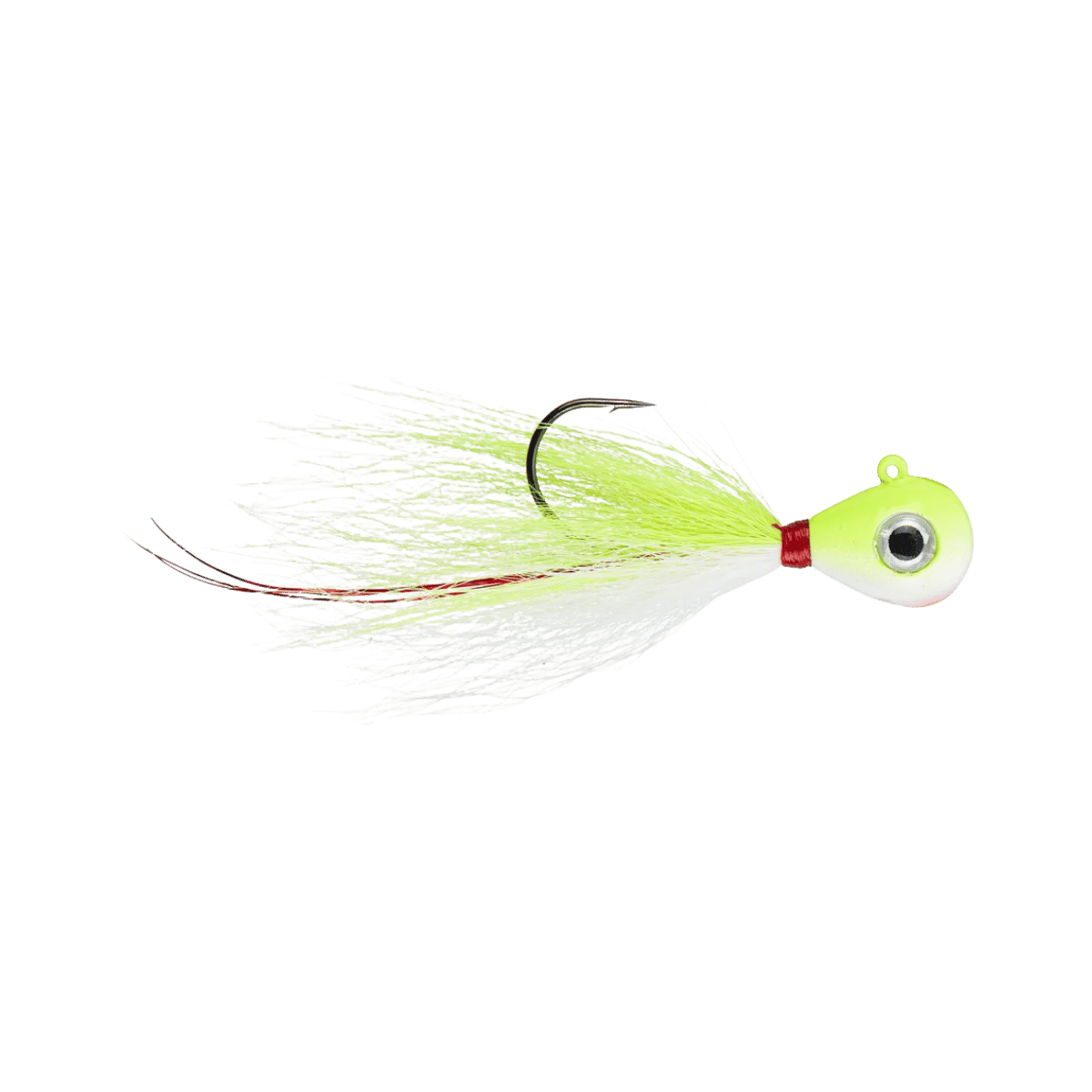 VMC BUCKTAIL JIG 2PK 1/8OZ - CHARTREUSE WHITE