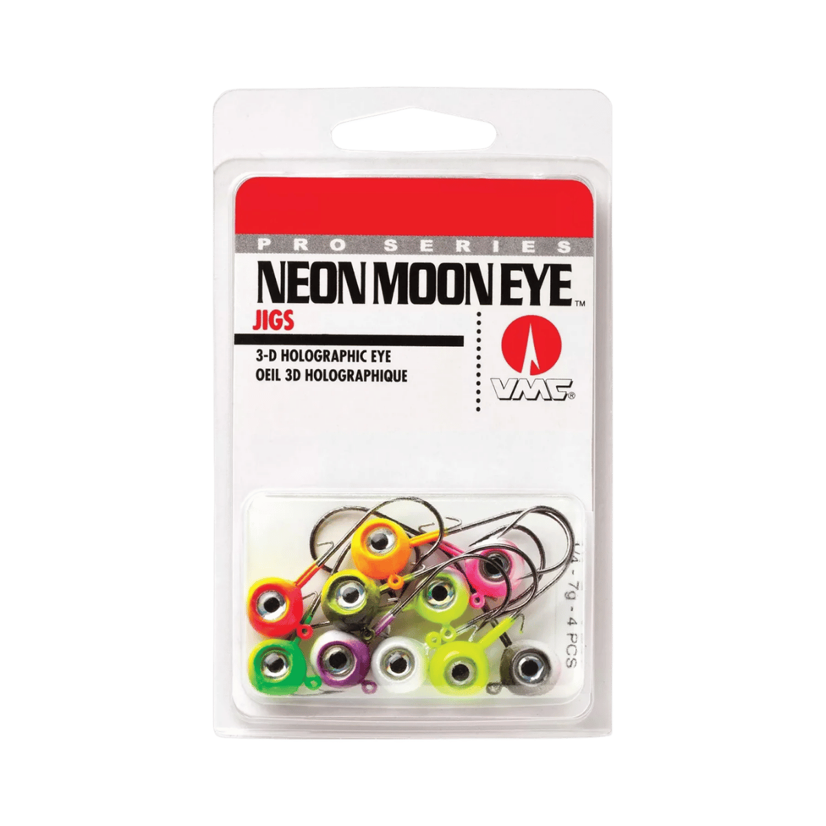 VMC NEON MOON EYE UV JIG KIT 1/8 - ASSORTED