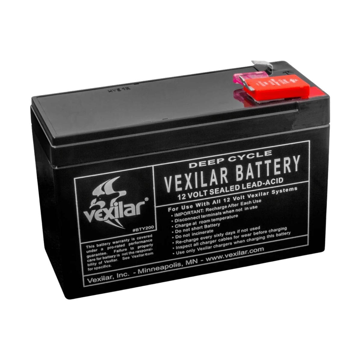 VEXILAR 12V 9 AMP BATTERY ONLY