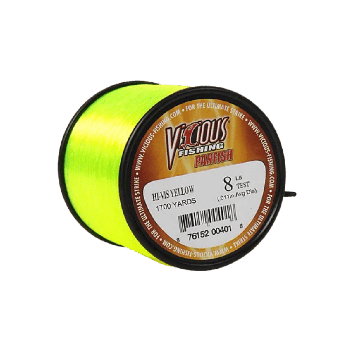 VICIOUS PANFISH MONO LINE 330YD - 08 LBS - HIGH VISIBILITY YELLOW