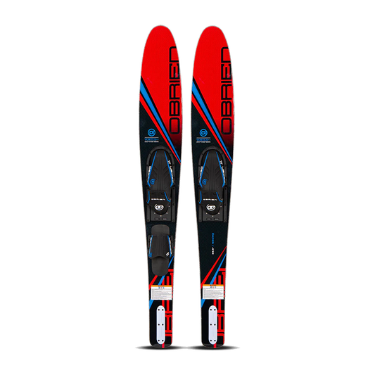 O'Brien Vortex 65.5" Combo Waterskis- Red