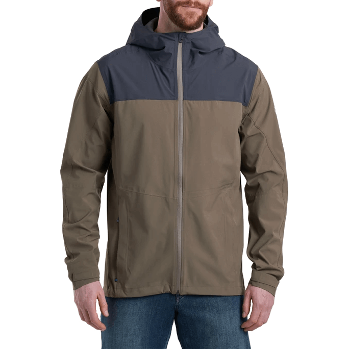 KUHL STRETCH VOYAGR RAIN JACKET - DRIFTWOOD