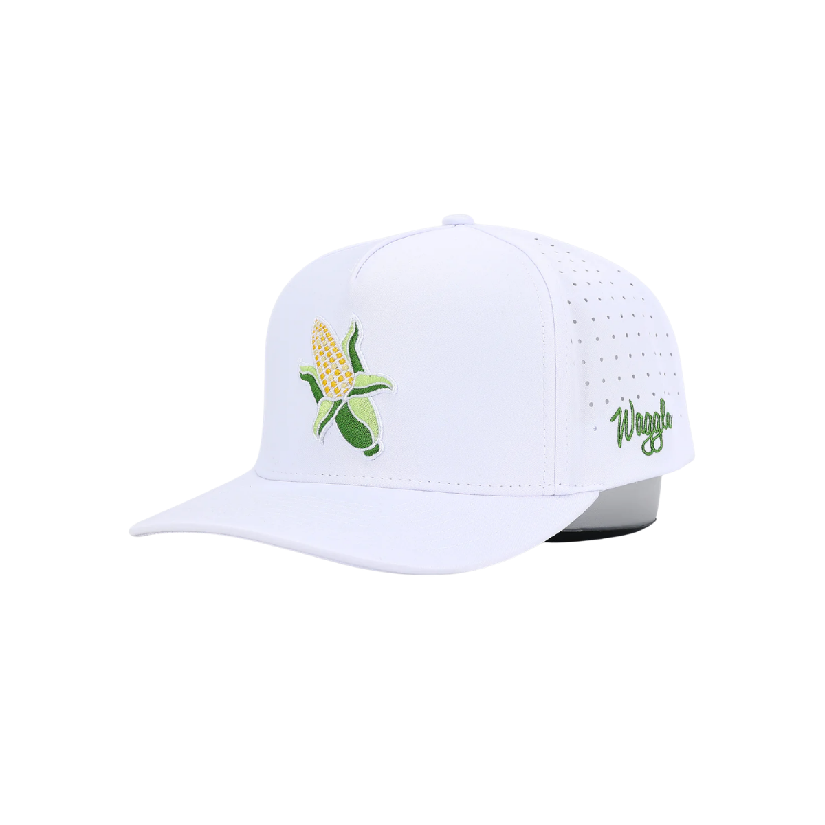 WAGGLE GOLF HUSKER HAT WHITE