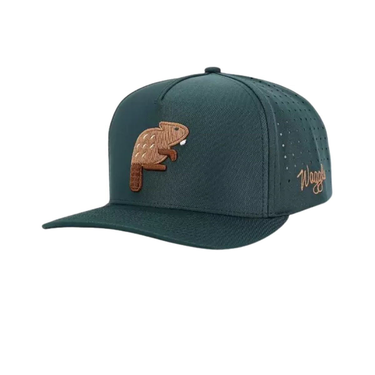 WAGGLE GOLF LEAVE IT TO BEAV HAT GREEN