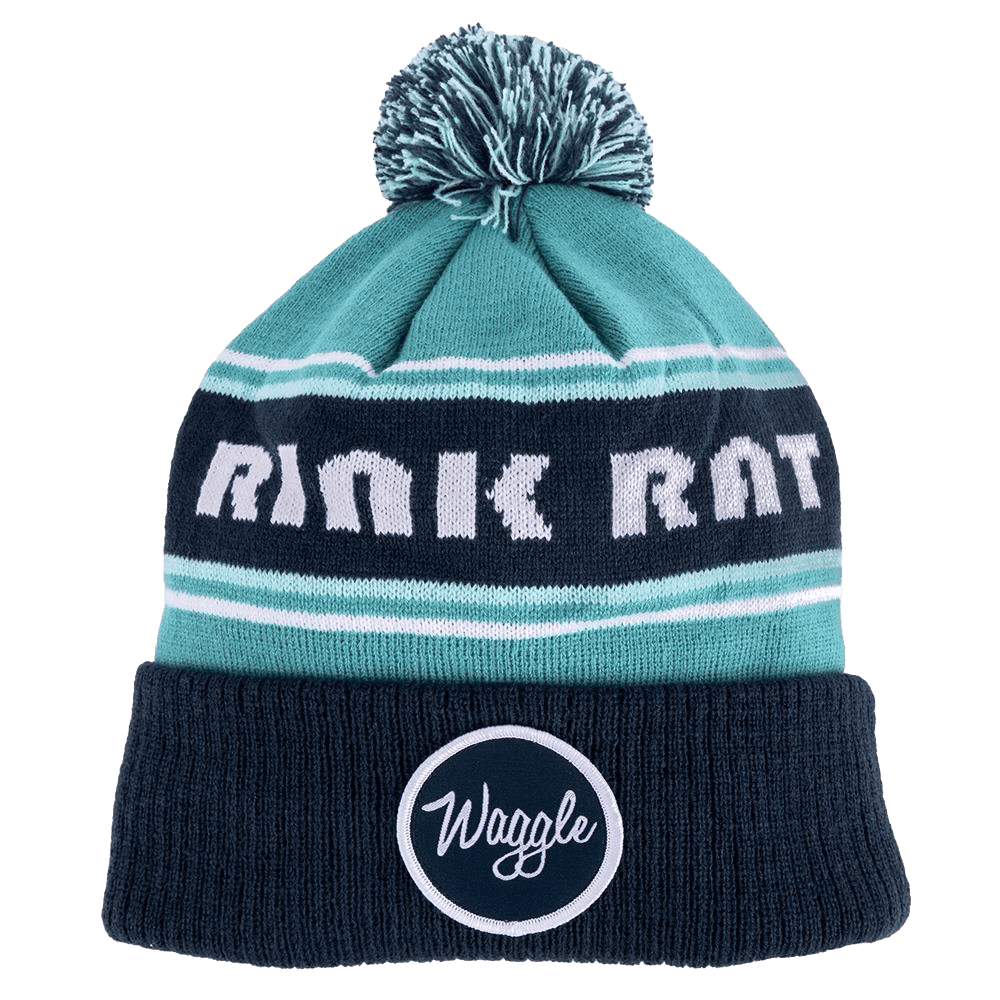 WAGGLE RINK RAT POM BEANIE