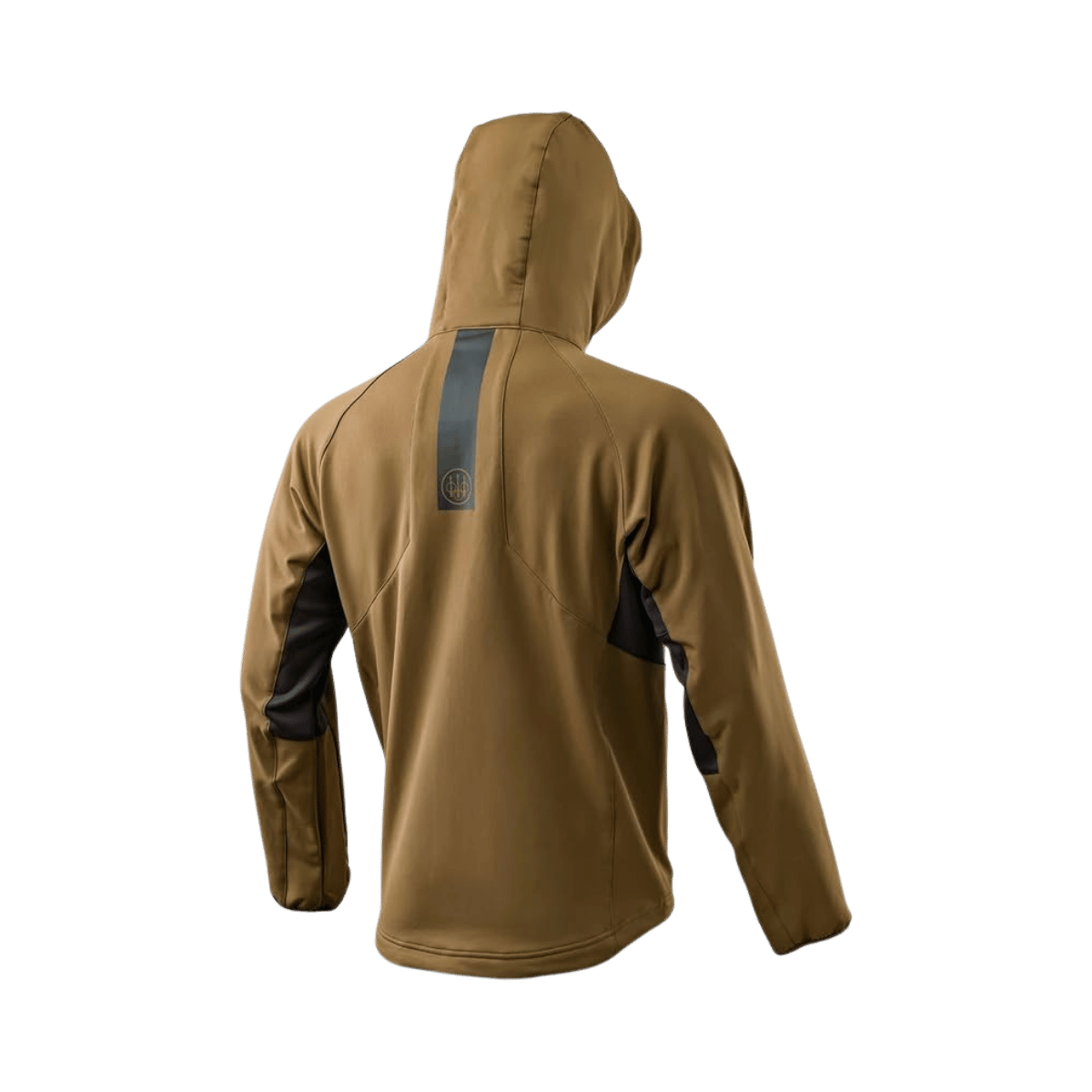 BERETTA MEN'S WINDSTRYKE FULL ZIP LINED HOODY_OTTER_1 back view