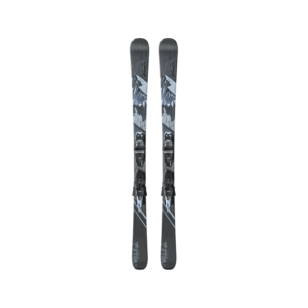 WILD BELLE DC 84 W/TP2 11 - WOMANS DOWN HILL SKI - BLACK/BLUE