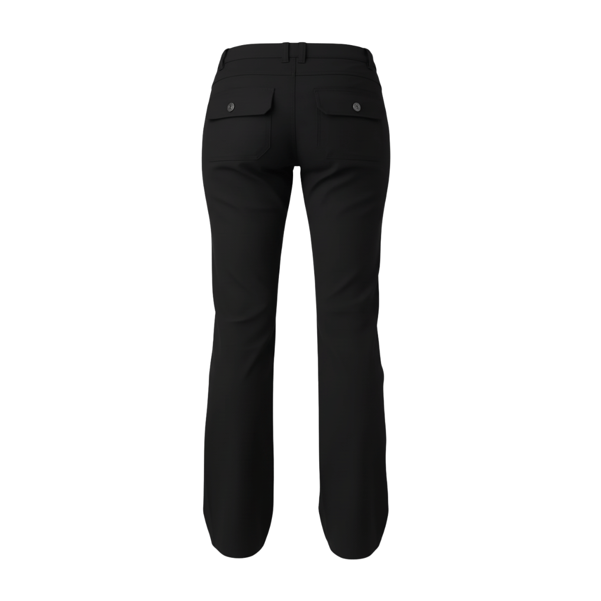 PRANA WOMEN'S HALLE PANT II - BLACK - BACK VIEW
