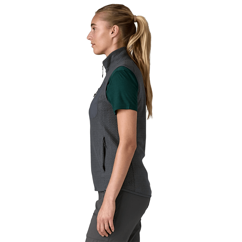 WOMEN'S R1 AIR VEST - WOOL WHITE SIDE
