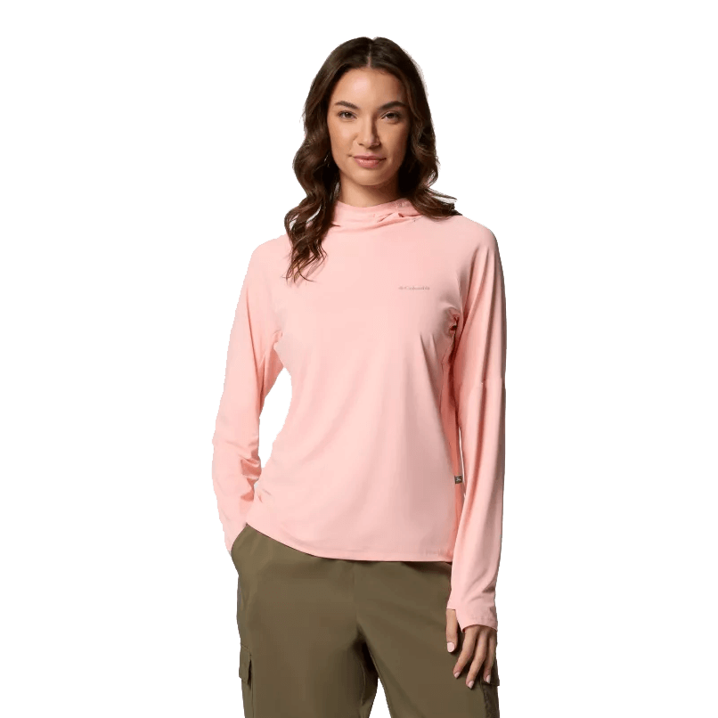 COLUMBIA WOMEN'S SKIEN VALLEY HOODIE - PINK SAND