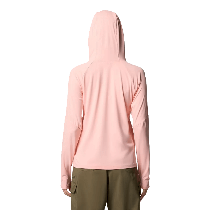 COLUMBIA WOMEN'S SKIEN VALLEY HOODIE - PINK SAND BACK