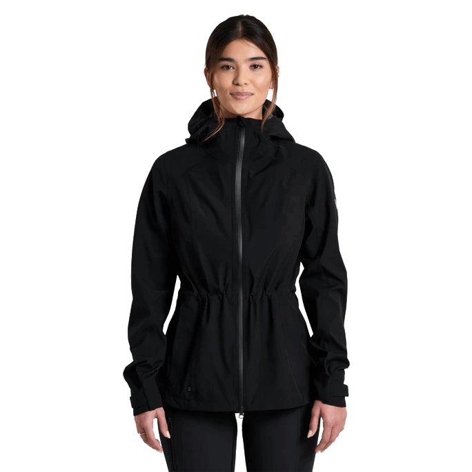 KUHL WOMEN'S STRETCH VOYAGR RAIN JACKET - BLACKOUT