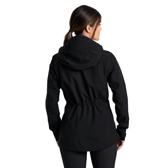 KUHL WOMEN'S STRETCH VOYAGR RAIN JACKET - BLACKOUT BACK