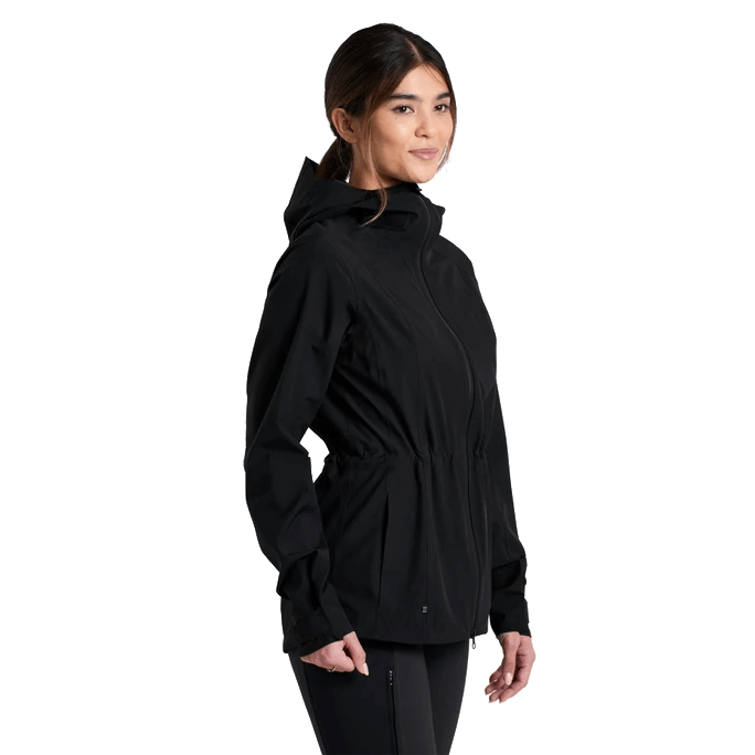 KUHL WOMEN'S STRETCH VOYAGR RAIN JACKET - BLACKOUT SIDE