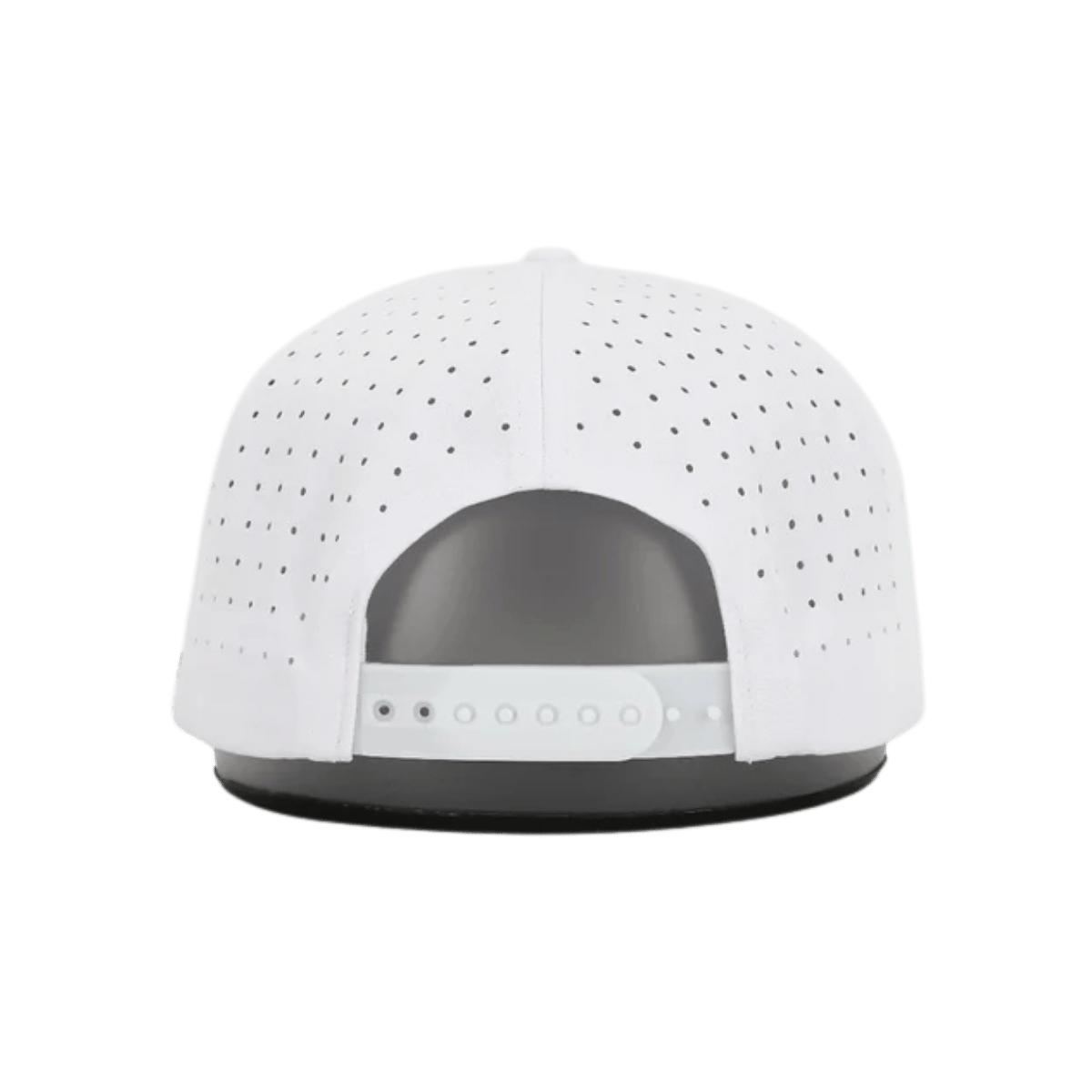 WAGGLE GOLF MEN'S FEELIN' COCKY HAT - WHITE - BACK VIEW