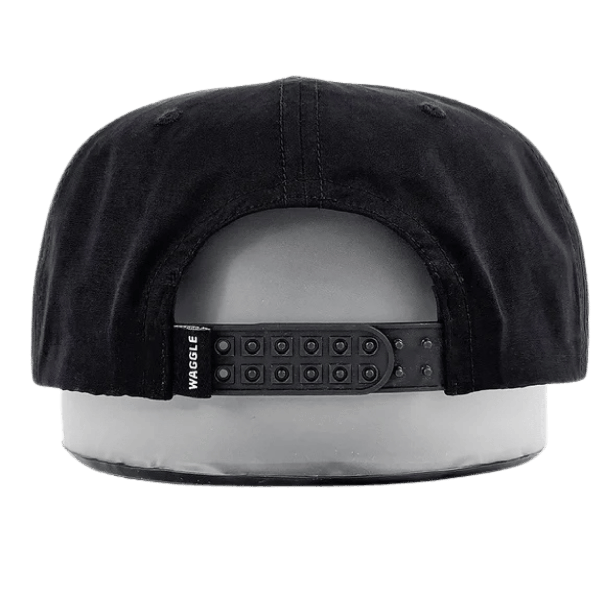 WAGGLE GOLF FORE FUEL ROPE HAT BLACK BACK VIEW