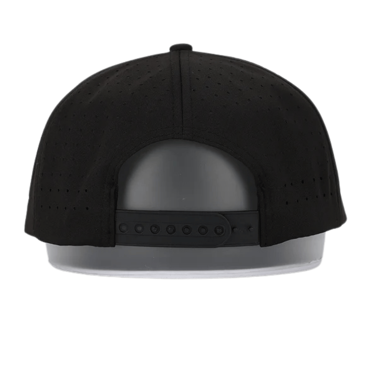 WAGGLE GOLF TORTUGA HAT BLACK BACK VIEW
