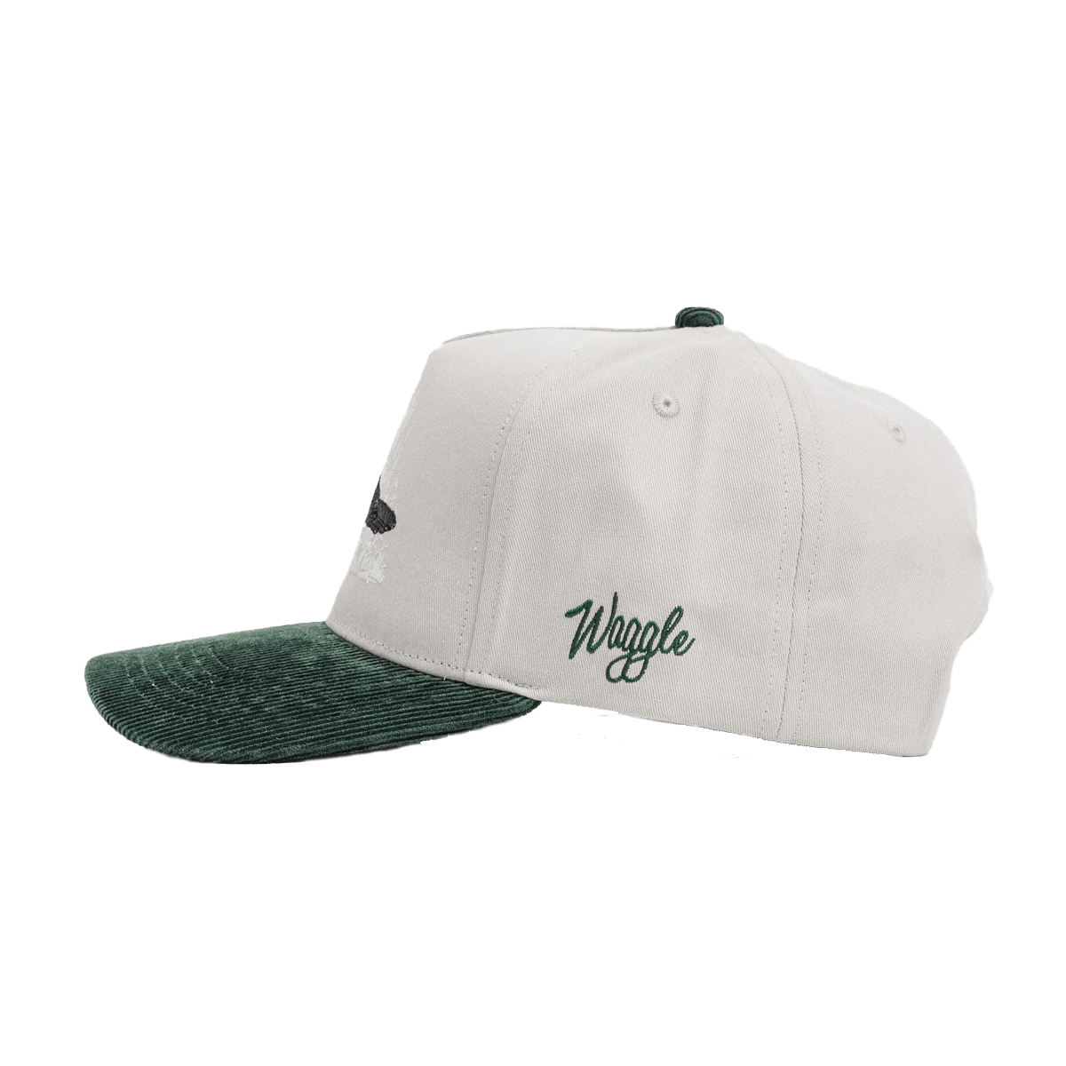 WAGGLE GOLF WOODY CORDUROY BRIM HAT SIDE VIEW